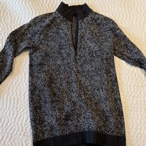 Lululemon Pullover Sweater Heathered Black Size M
